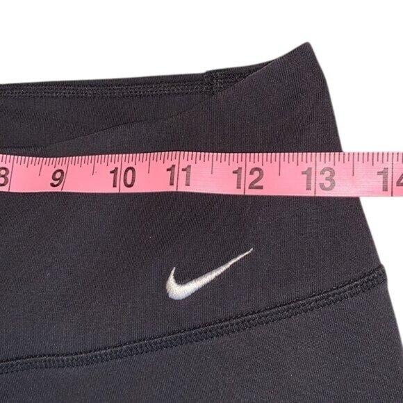 Nike Dri-Fit Black Cropped Leggings S Moisture-Wicking Stretch Athletic Pants - Picture 7 of 7